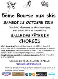 Affiche Bourse aux Ski 2019