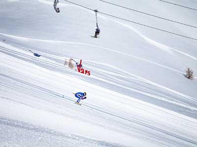 Skieur championnat monde ski de vitesse Vars 2023 Skieur championnat monde ski de vitesse Vars 2023
