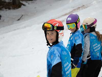 Grand sourire au Pass Neige Cup Grand sourire au Pass Neige Cup